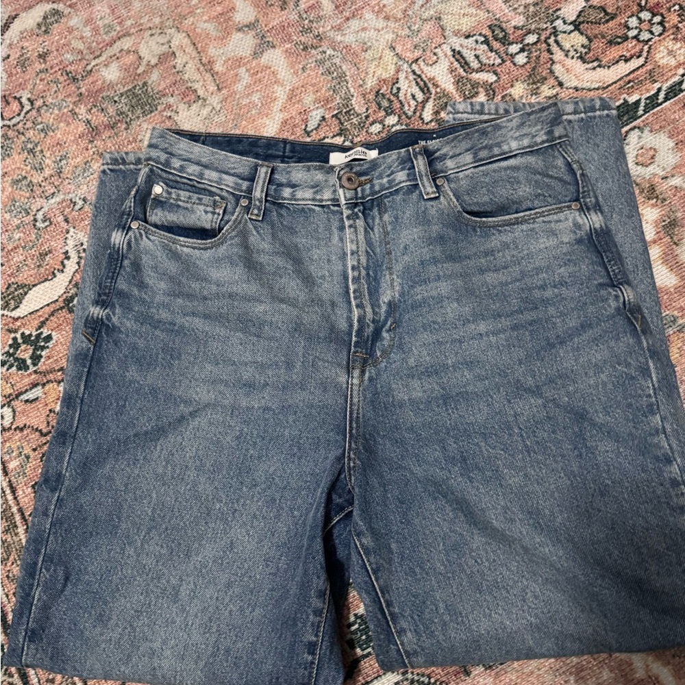 Kensie Light and Dark Blue Denim Jeans